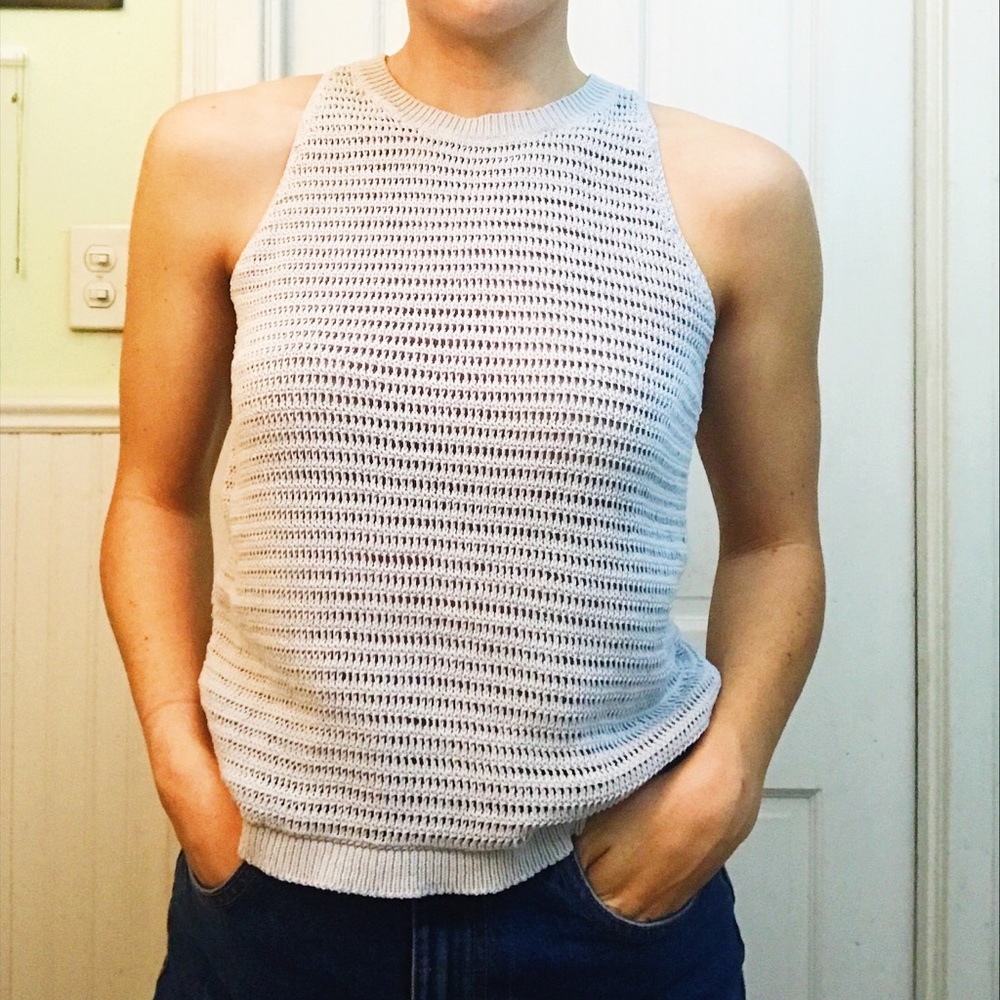 MADEWELL | Open stitch sweater tank